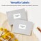 Avery Printable Rectangle Labels, Gold Dots with Blue Border, 4" x 3-1/3", Matte White Rectangle Labels, Permanent, Laser/Inkjet, 40ct, Great for Product Labels